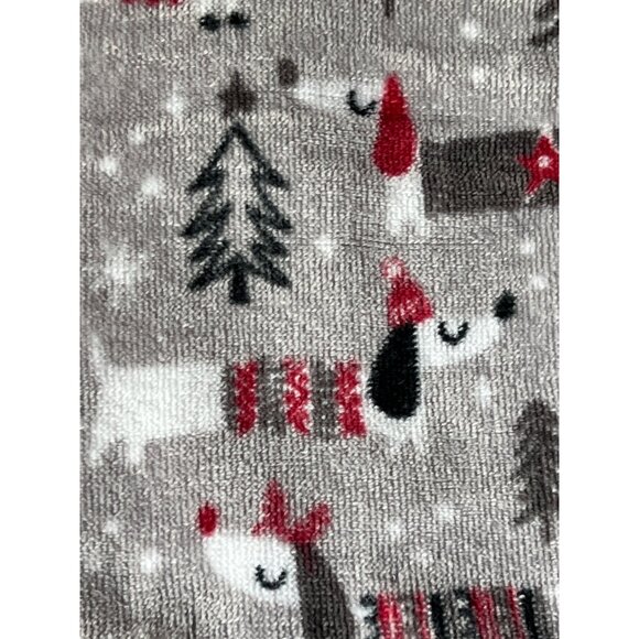 Humane Society Cotton & Rayon Kitchen Towels set of 3 With Holiday Dachsund Dogs - Picture 11 of 11